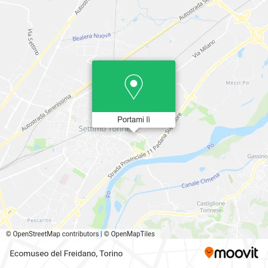 Mappa Ecomuseo del Freidano