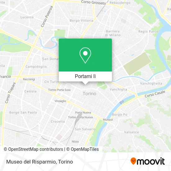 Mappa Museo del Risparmio