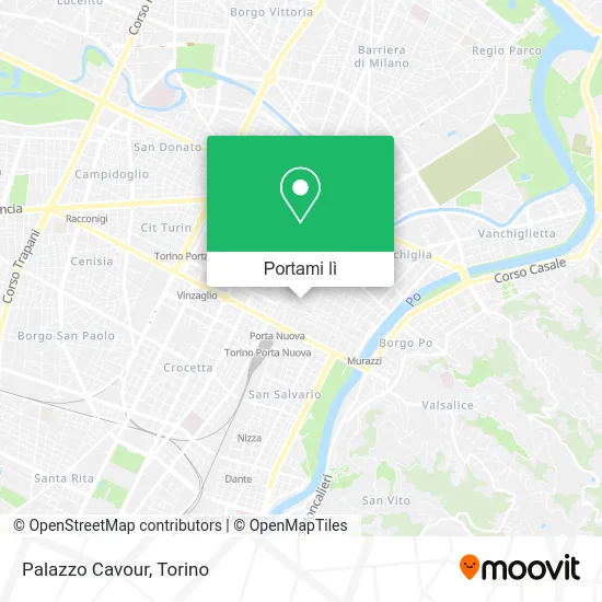 Mappa Palazzo Cavour