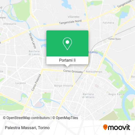 Mappa Palestra Massari