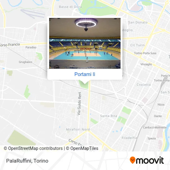 Mappa PalaRuffini