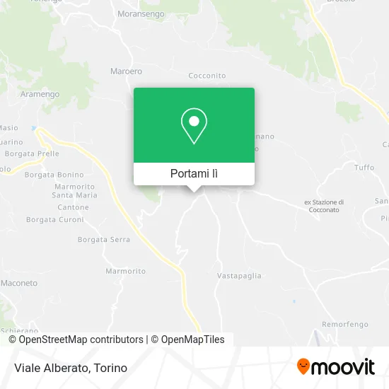 Mappa Viale Alberato