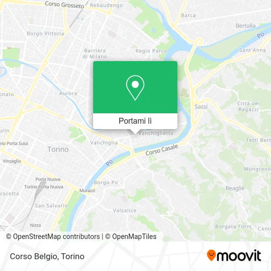 Mappa Corso Belgio