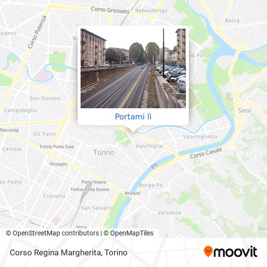 Mappa Corso Regina Margherita