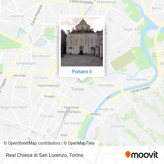 Mappa Real Chiesa di San Lorenzo