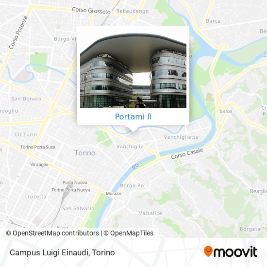 Mappa Campus Luigi Einaudi