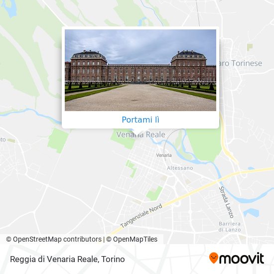 Mappa Reggia di Venaria Reale