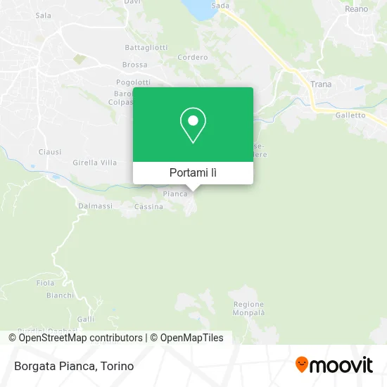 Mappa Borgata Pianca