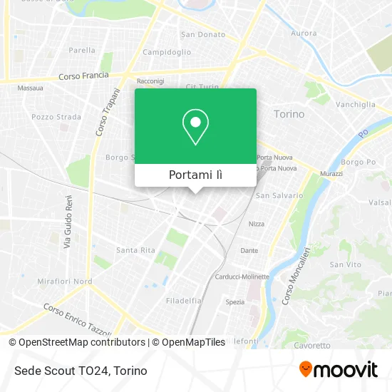 Mappa Sede Scout TO24