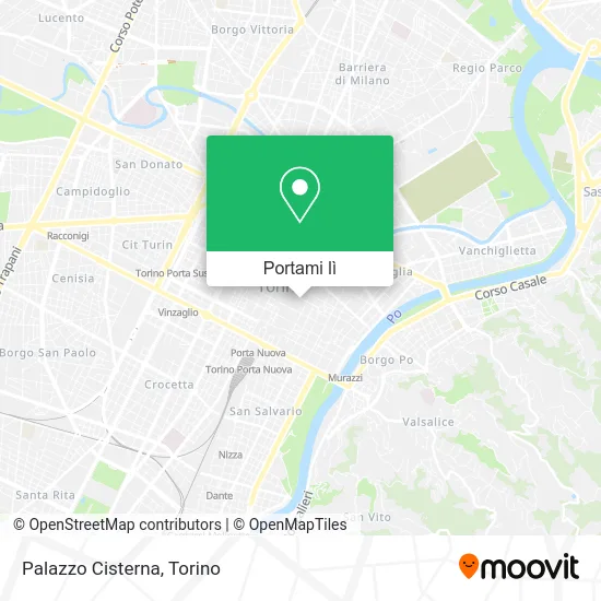 Mappa Palazzo Cisterna