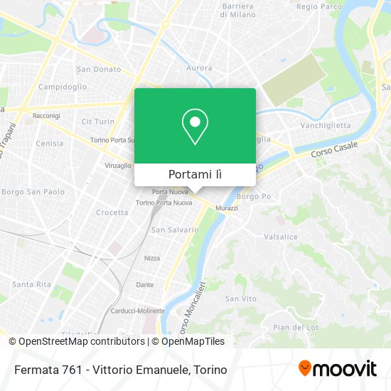 Mappa Fermata 761 - Vittorio Emanuele