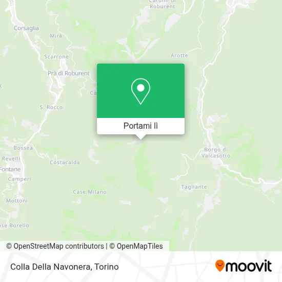 Mappa Colla Della Navonera