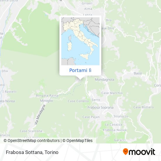 Mappa Frabosa Sottana