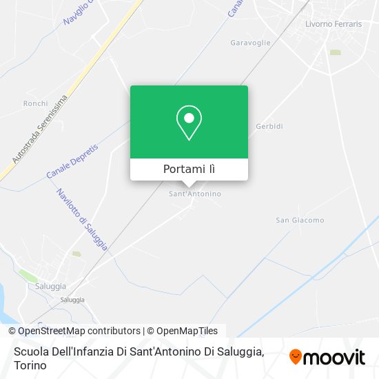Mappa Scuola Dell'Infanzia Di Sant'Antonino Di Saluggia