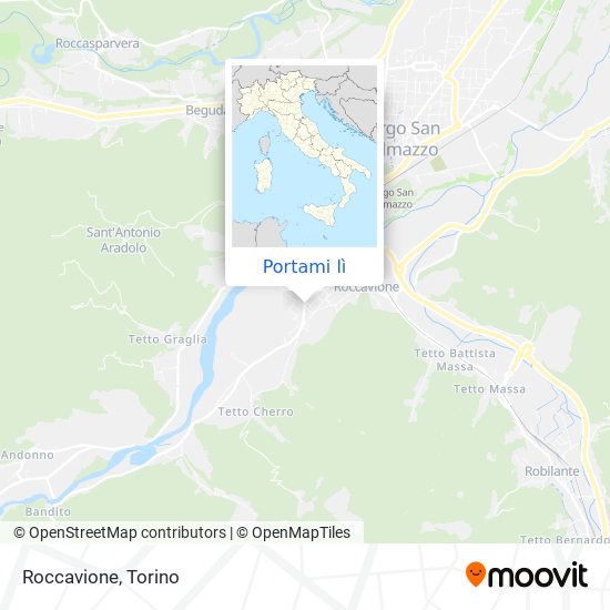 Mappa Roccavione