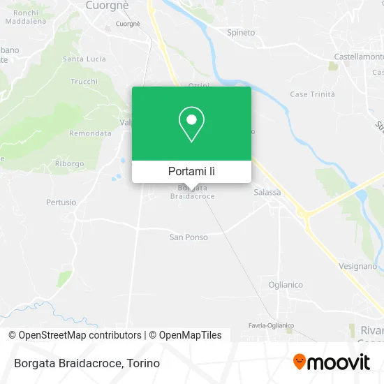 Mappa Borgata Braidacroce