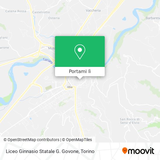 Mappa Liceo Ginnasio Statale G. Govone