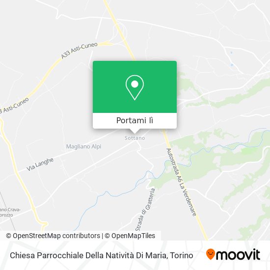 Mappa Chiesa Parrocchiale Della Natività Di Maria