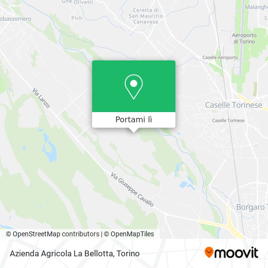 Mappa Azienda Agricola La Bellotta