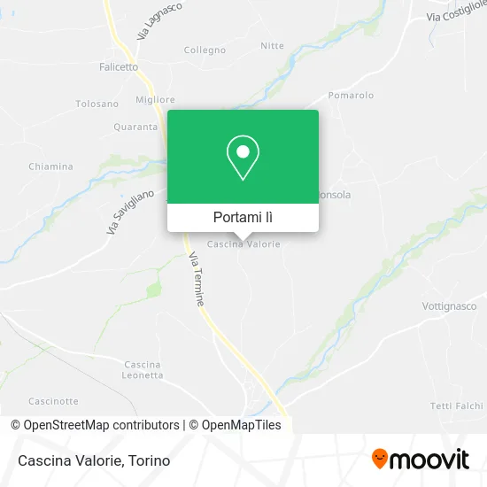Mappa Cascina Valorie