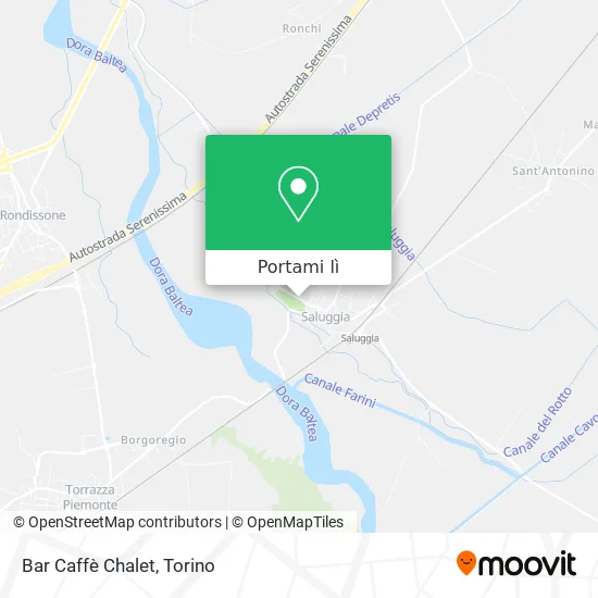 Mappa Bar Caffè Chalet