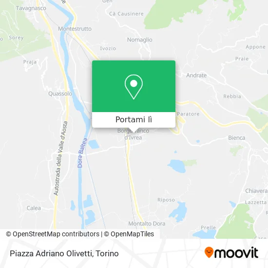 Mappa Piazza Adriano Olivetti