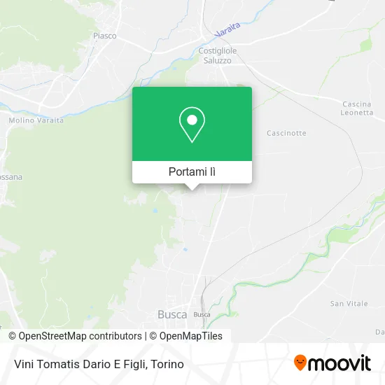 Mappa Vini Tomatis Dario E Figli