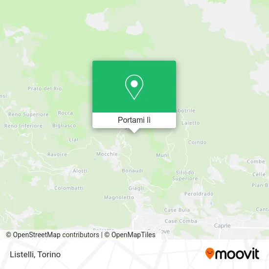 Mappa Listelli