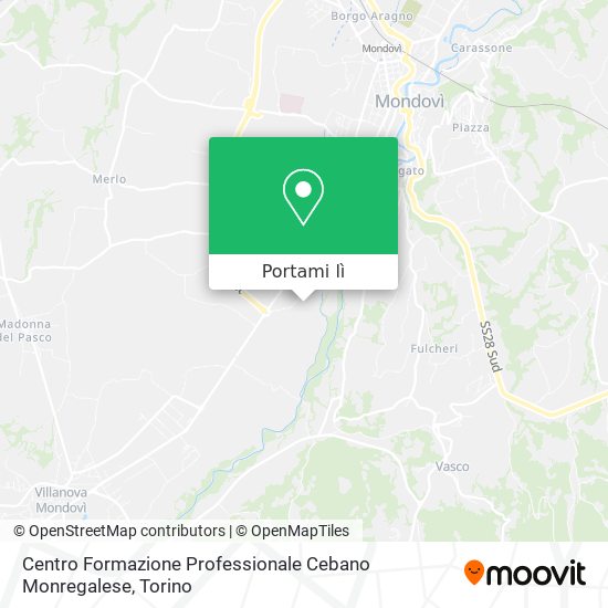 Mappa Centro Formazione Professionale Cebano Monregalese