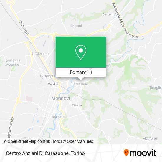 Mappa Centro Anziani Di Carassone