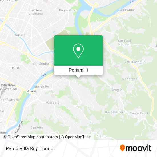 Mappa Parco Villa Rey