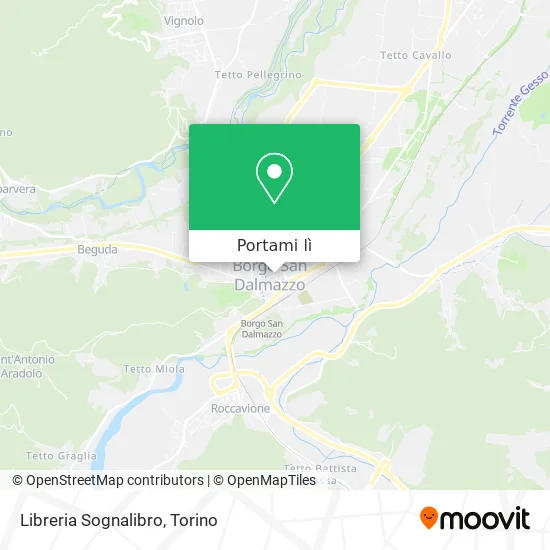 Mappa Libreria Sognalibro