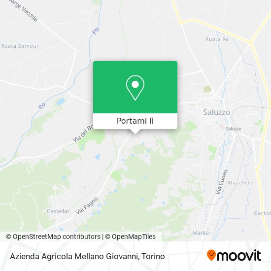 Mappa Azienda Agricola Mellano Giovanni
