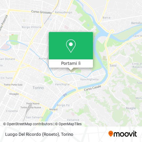Mappa Luogo Del Ricordo (Roseto)