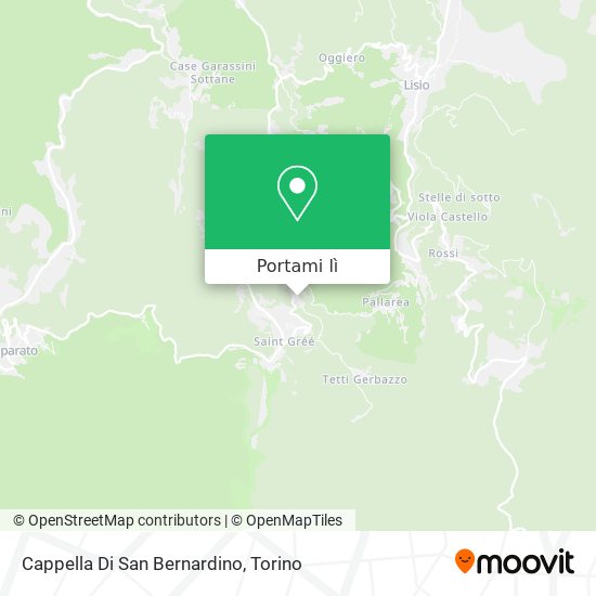Mappa Cappella Di San Bernardino