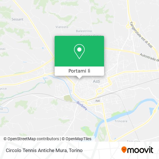 Mappa Circolo Tennis Antiche Mura