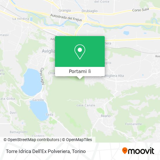 Mappa Torre Idrica Dell'Ex Polveriera