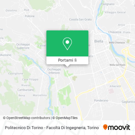 Mappa Politecnico Di Torino - Facoltà Di Ingegneria