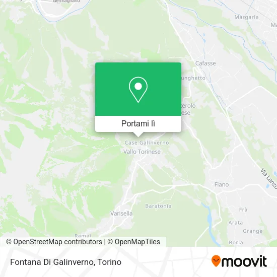 Mappa Fontana Di Galinverno