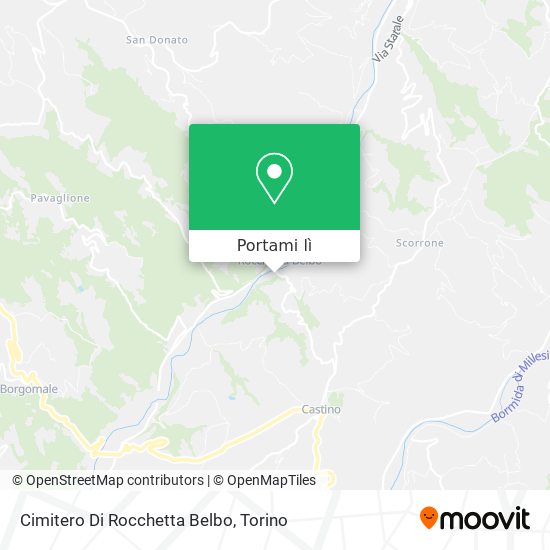 Mappa Cimitero Di Rocchetta Belbo