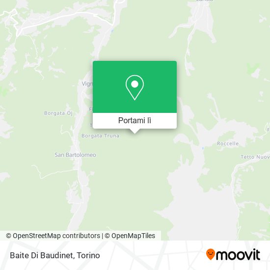 Mappa Baite Di Baudinet