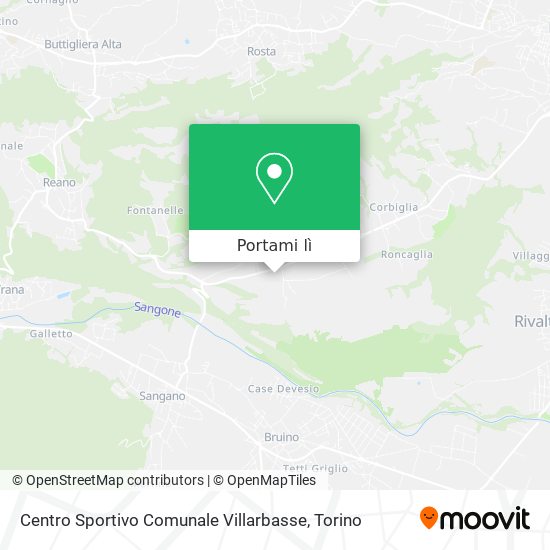 Mappa Centro Sportivo Comunale Villarbasse