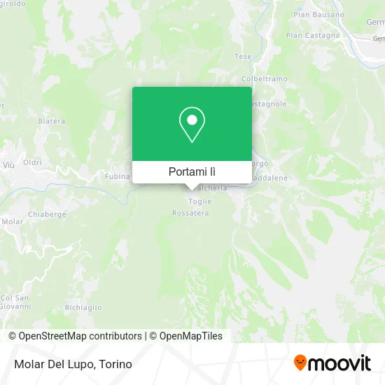 Mappa Molar Del Lupo