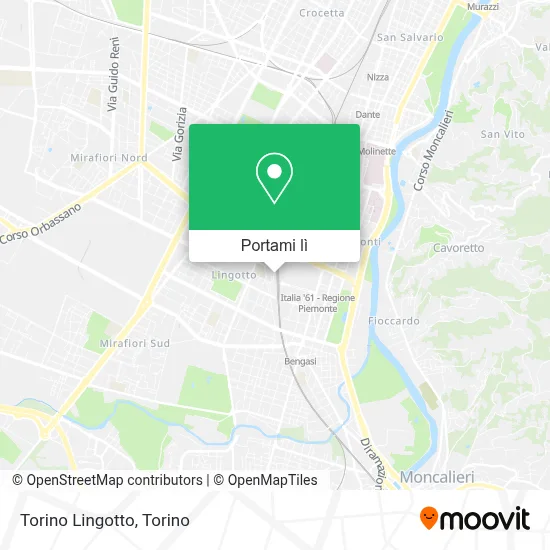 Mappa Torino Lingotto