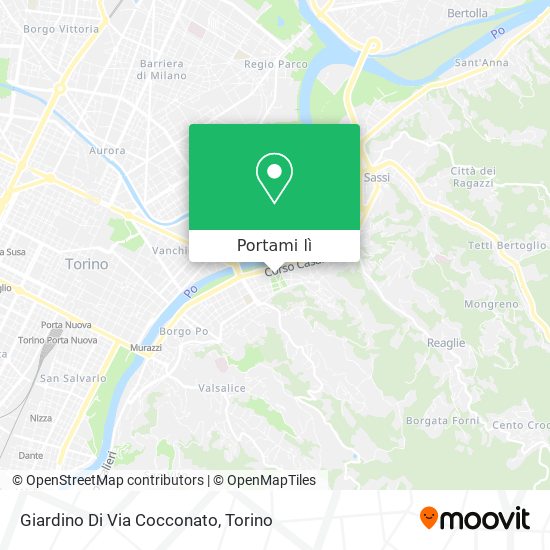 Mappa Giardino Di Via Cocconato