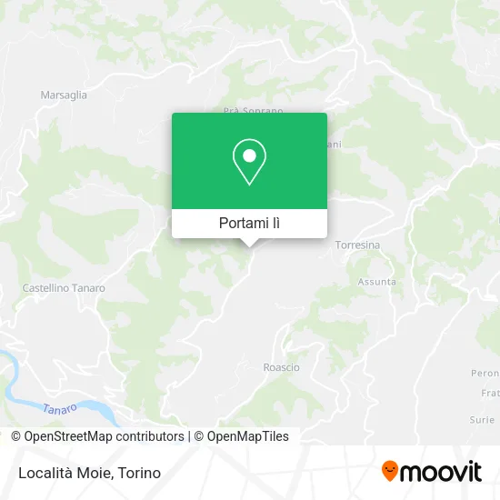 Mappa Località Moie