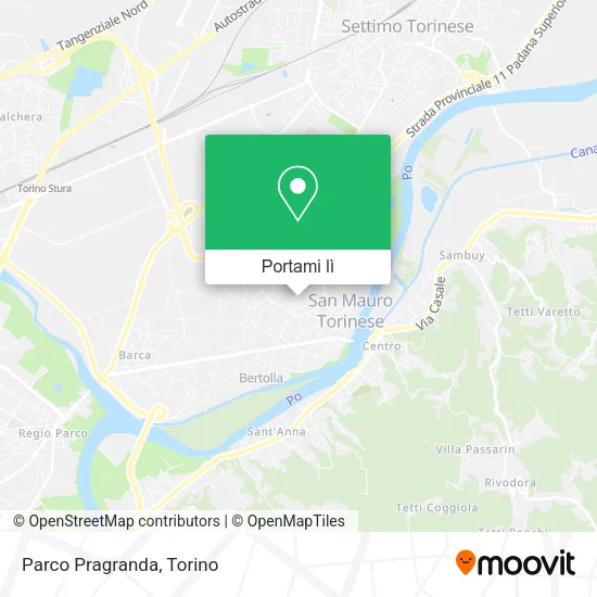 Mappa Parco Pragranda
