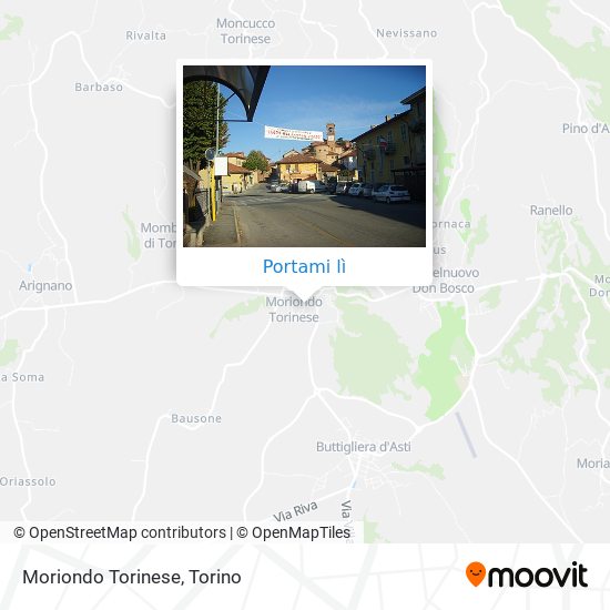 Mappa Moriondo Torinese