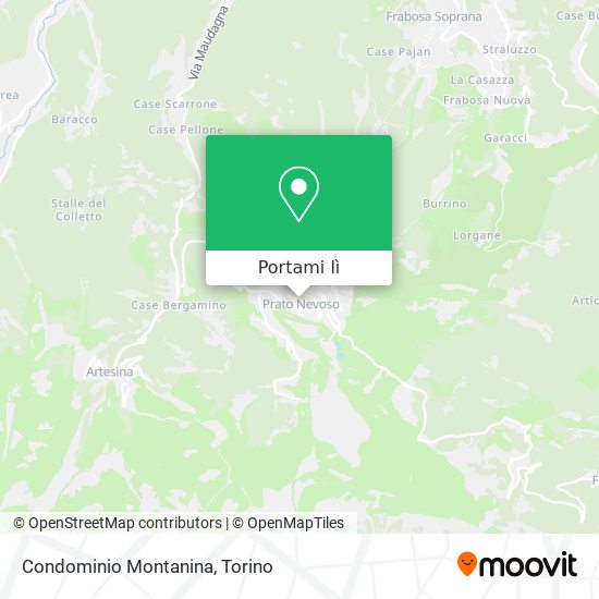 Mappa Condominio Montanina