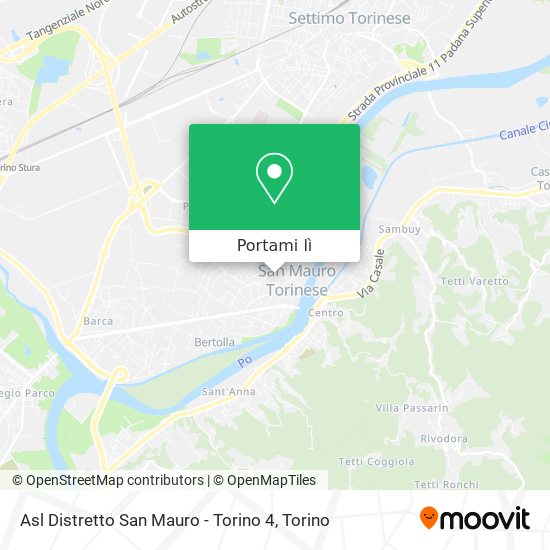 Mappa Asl Distretto San Mauro - Torino 4